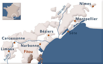 Das zweigeteile Fitou im Languedoc