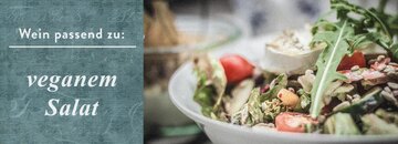 Salat mit frischen rohen Zutaten braucht einen ebensolchen Wein. Gerne mit frischer Säure