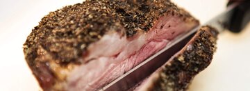 Schwein zart gegart aus dem Ofen ist ausgesprochen feines Fleisch