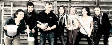 Ohne einem guten Miteinander  kommen keine Werke zustande. Die Equipe vom Château Thieuley